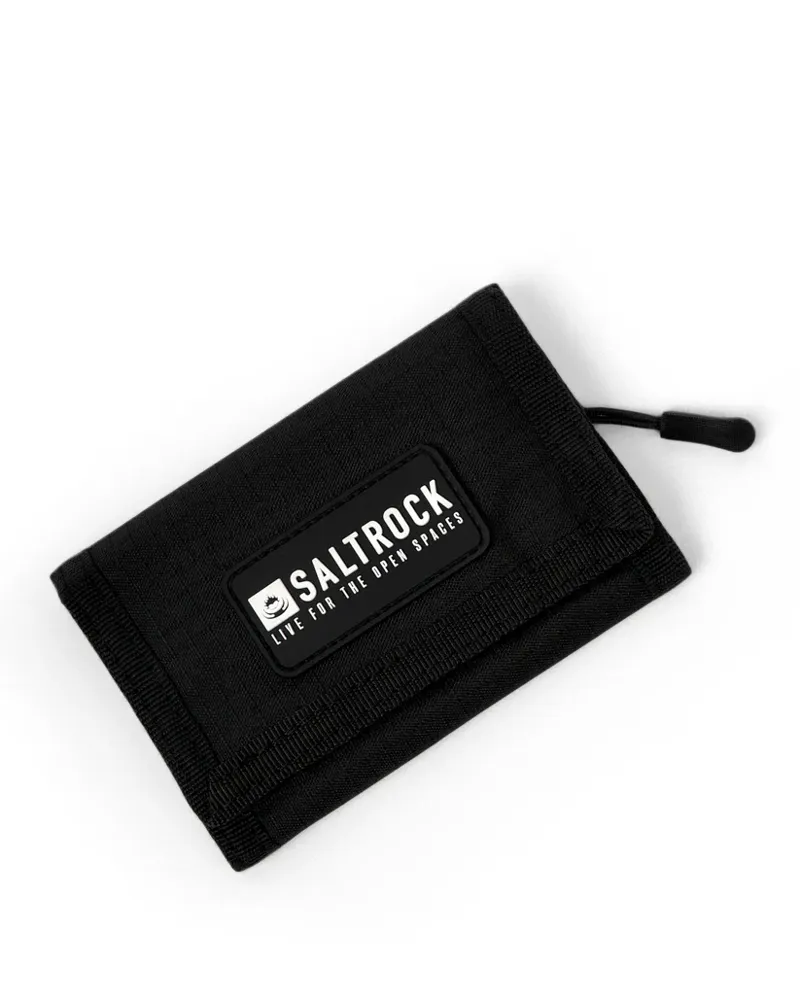 Saltrock Boardwalk Tri-Fold Wallet - Black