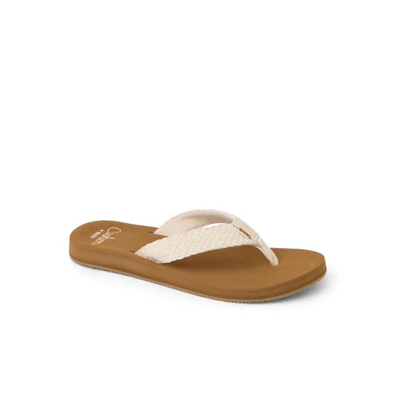 Reef Women's Baja Maria Flip Flops- Brown/Vintage