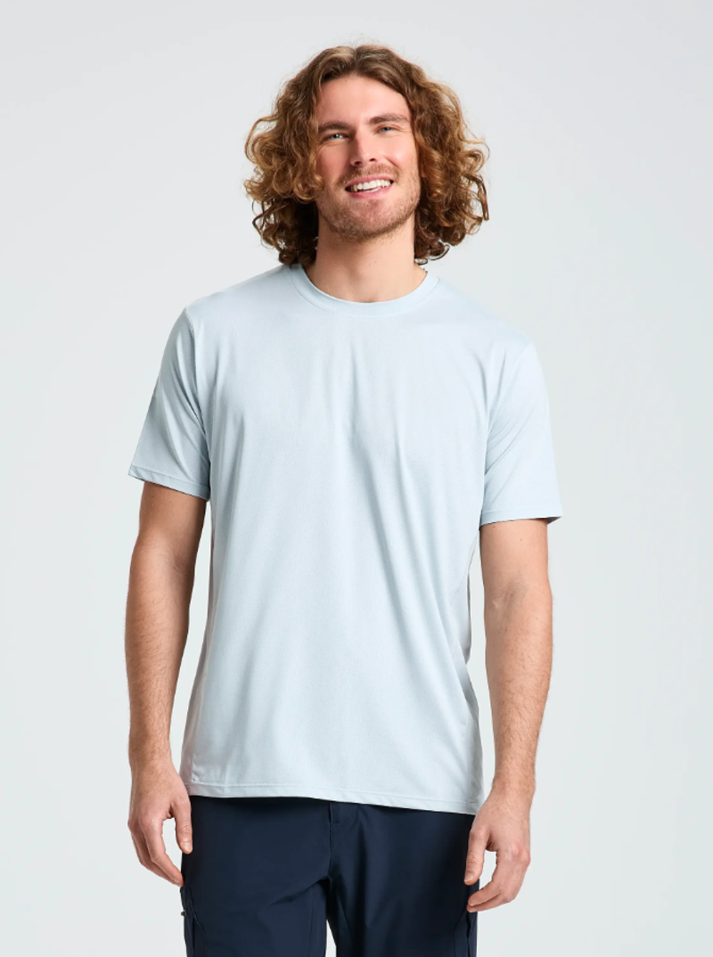 Slam Men's Crew Sunblock SS 2.0 - Cliff Grey