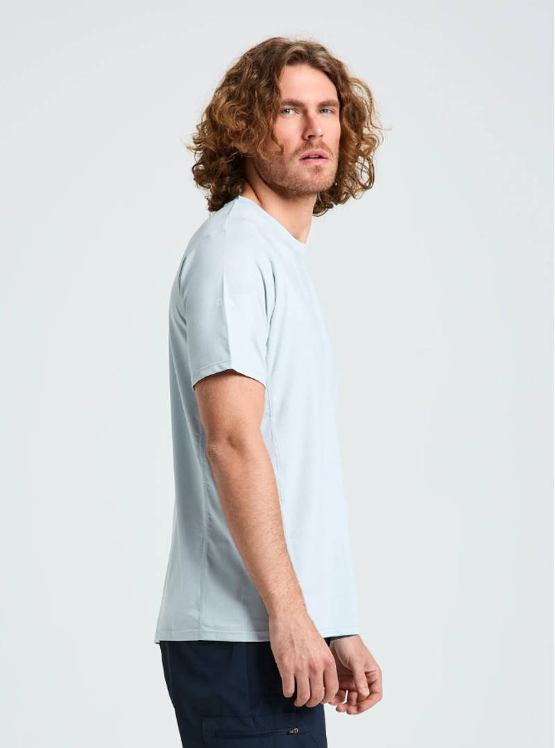Slam Men's Crew Sunblock SS 2.0 - Cliff Grey-2
