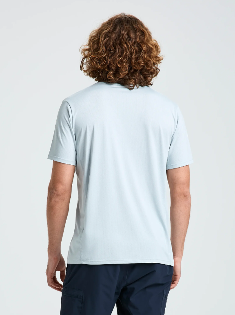 Slam Men's Crew Sunblock SS 2.0 - Cliff Grey-1