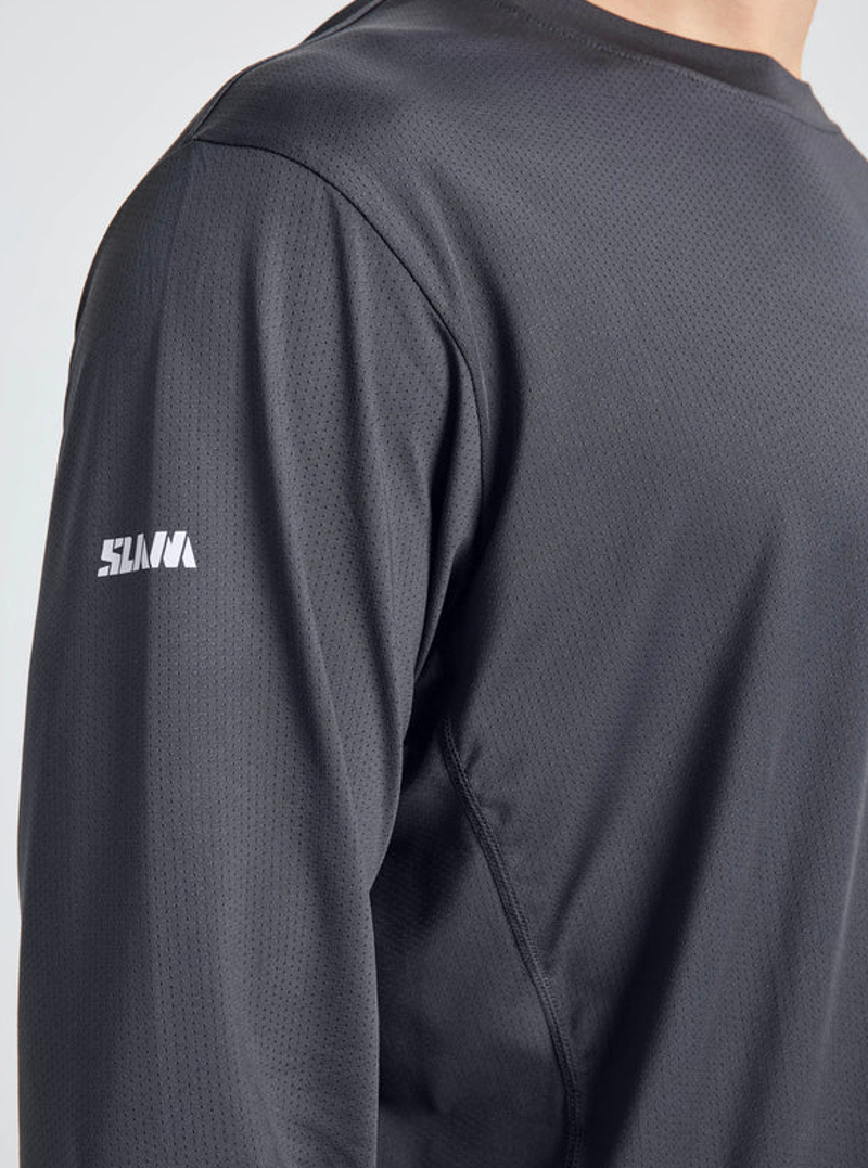 Slam Men's Crew Sunblock LS 2.0 - Titanium-4