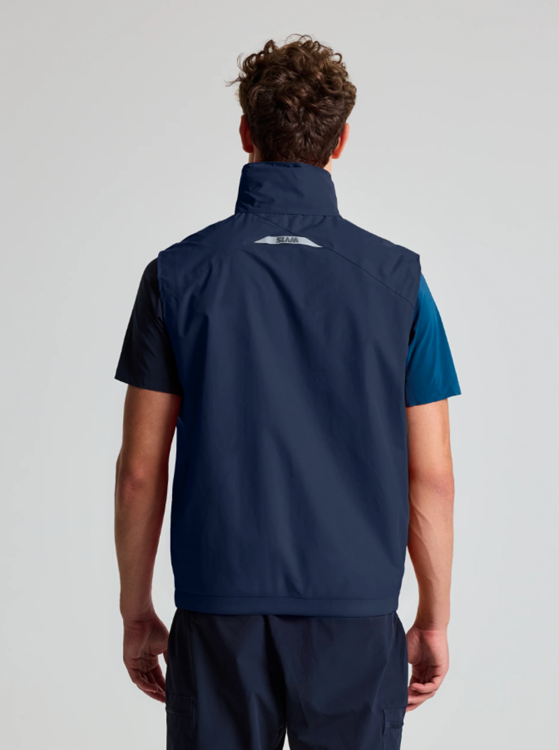 Slam Men's Crew Vest - Dark Navy-1