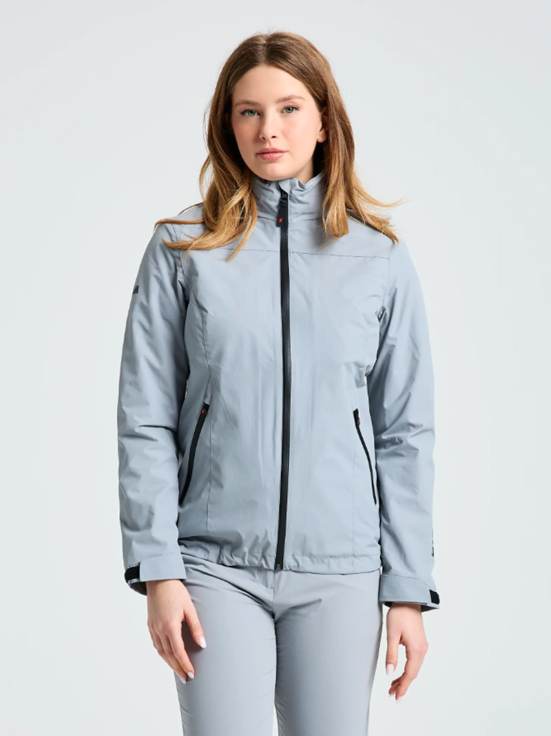Slam Women's Crew Warm Hooded Jacket - Aluminium