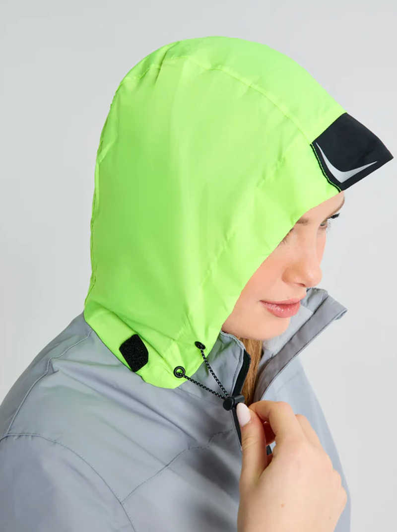 Slam Women's Crew Warm Hooded Jacket - Aluminium-5