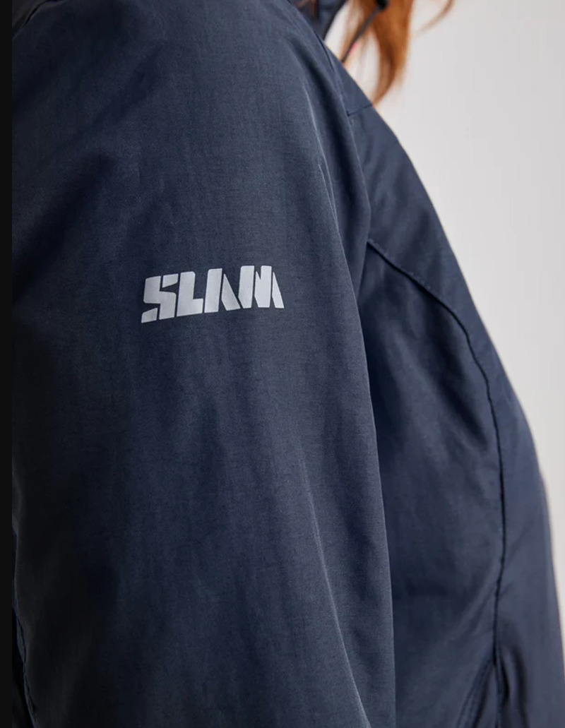 Slam Women's Crew Warm Hooded Jacket - Dark Navy-7