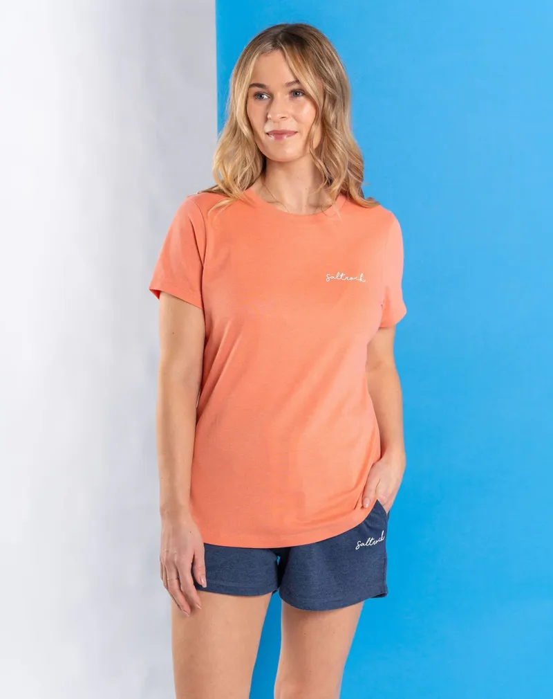 Saltrock Women's Velator SS Tee - Coral-1