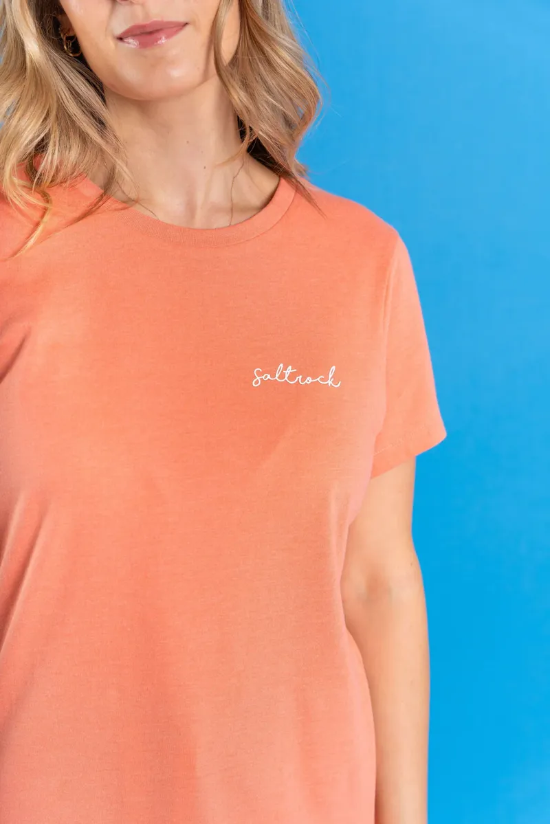 Saltrock Women's Velator SS Tee - Coral-3