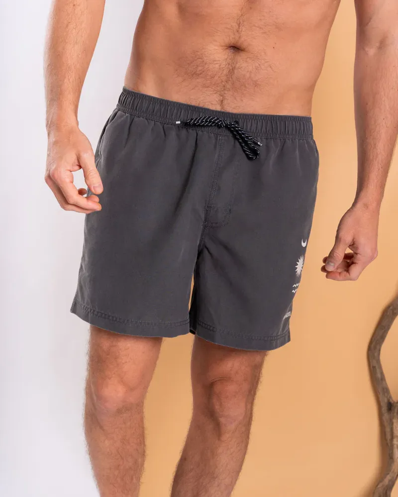 Saltrock Men's Rebalance Swim Short - Dark Grey-1