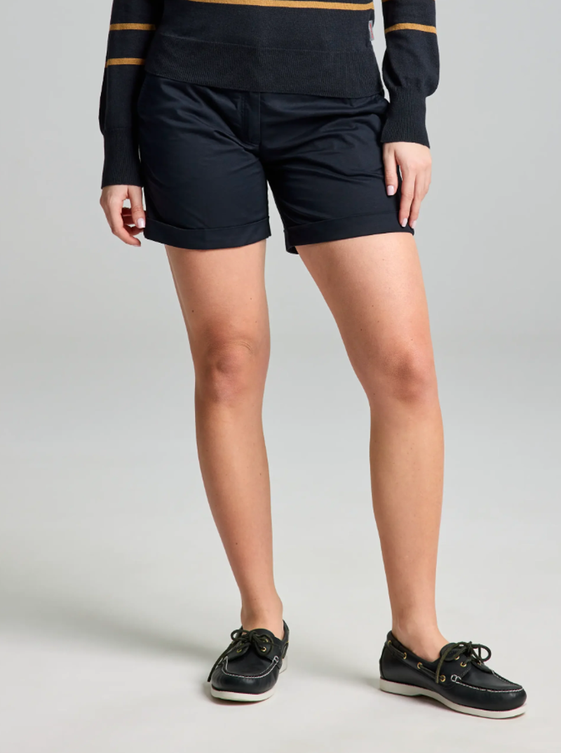 Slam Women's Deck Light Chino Short - Dark Navy