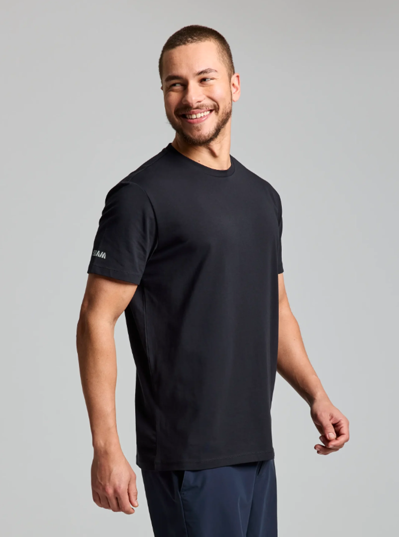 Slam Men's Deck T-Shirt - Black Ink-2