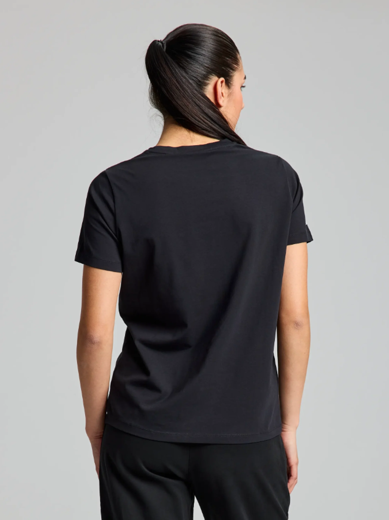 Slam Women's Deck T-Shirt - Black Ink-1