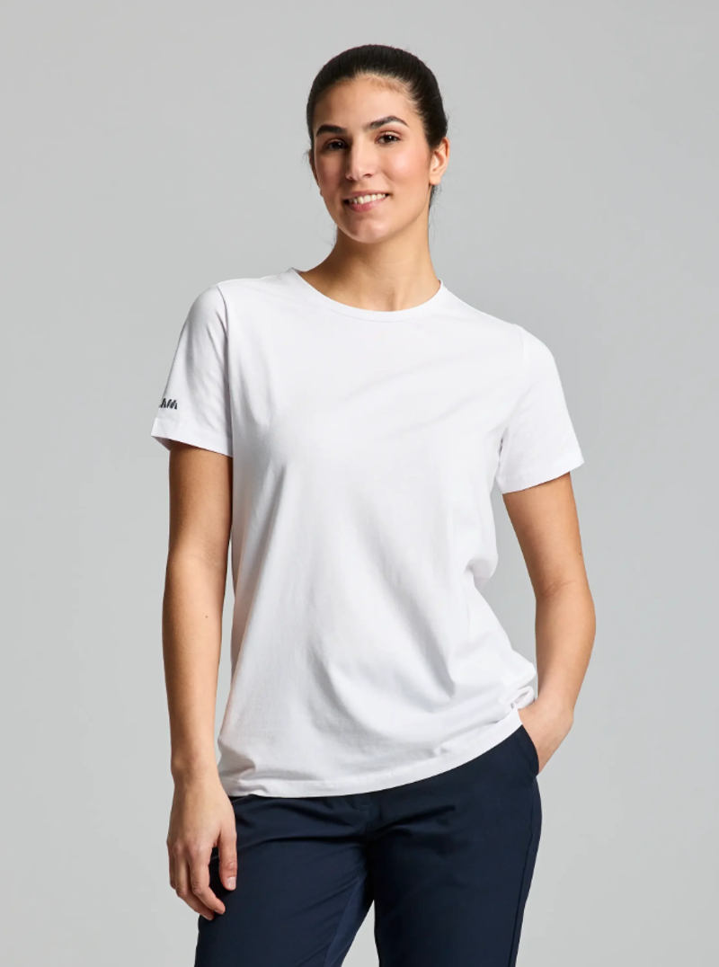 Slam Women's Deck T-Shirt - Bright White