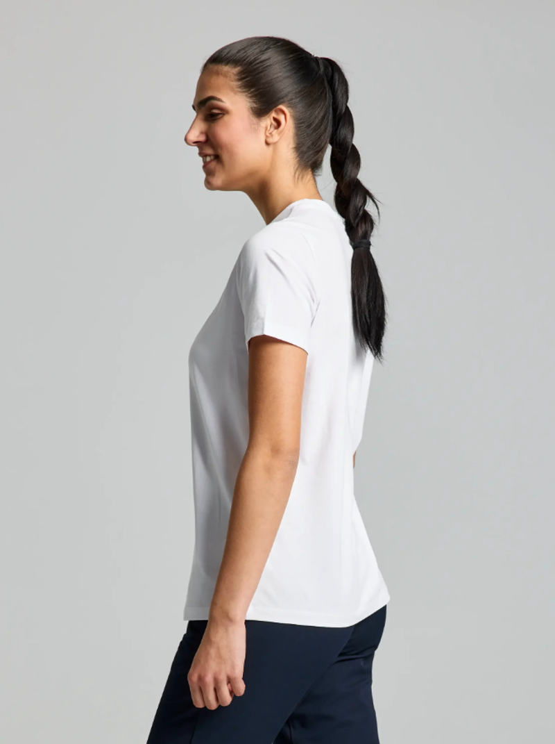 Slam Women's Deck T-Shirt - Bright White-2