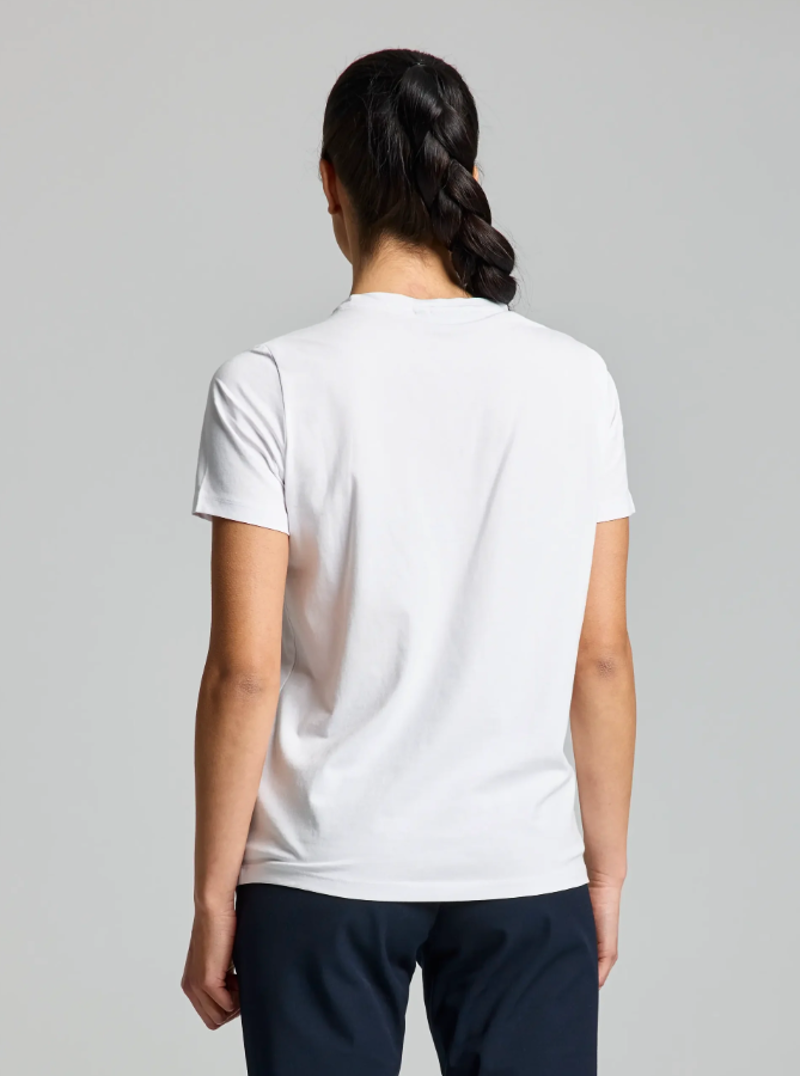 Slam Women's Deck T-Shirt - Bright White-1