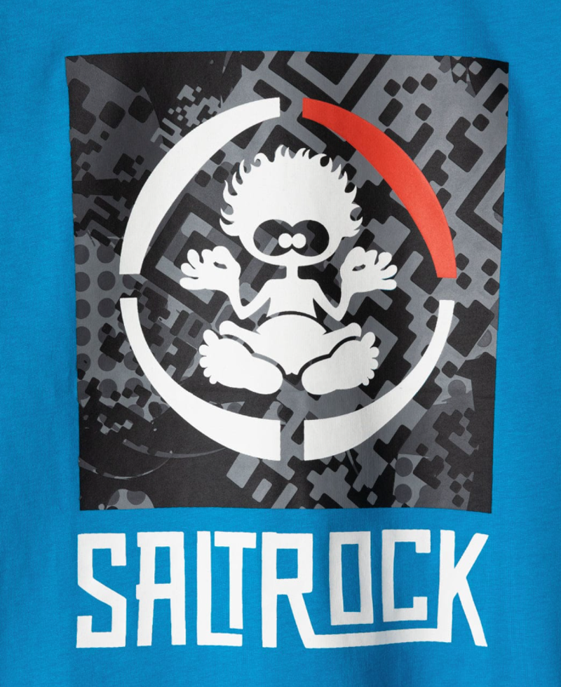 Saltrock Kid's Digi Tok SS Tee - Blue-2