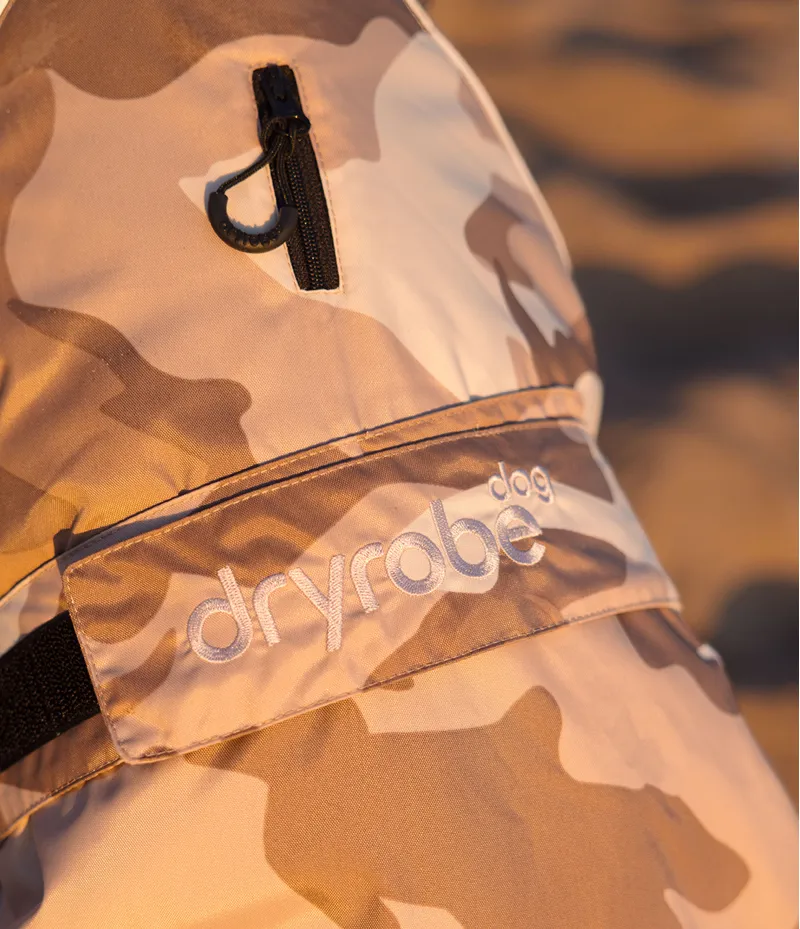 Dryrobe Dog Coat - Sand Camo-7