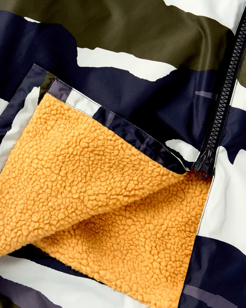 Saltrock Four Seasons Changing Robe Camo Stripe - Green-9