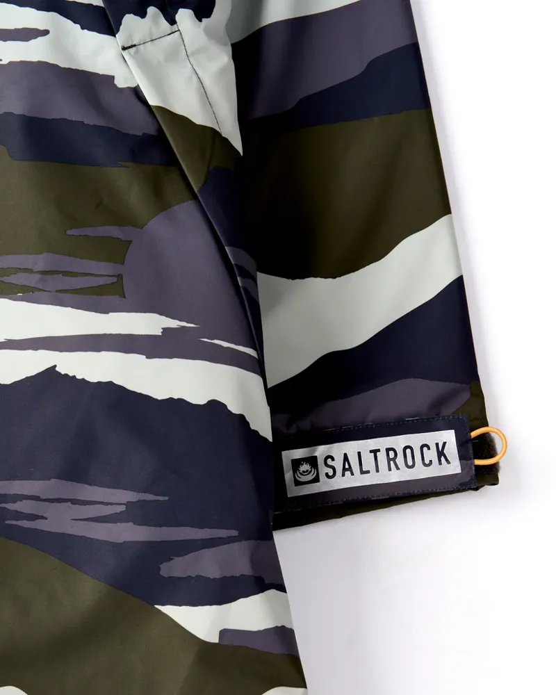 Saltrock Four Seasons Changing Robe Camo Stripe - Green-8