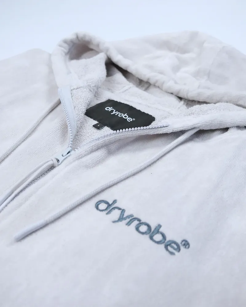 Dryrobe Full Zip Organic Towel Robe - Nimbus Cloud-5