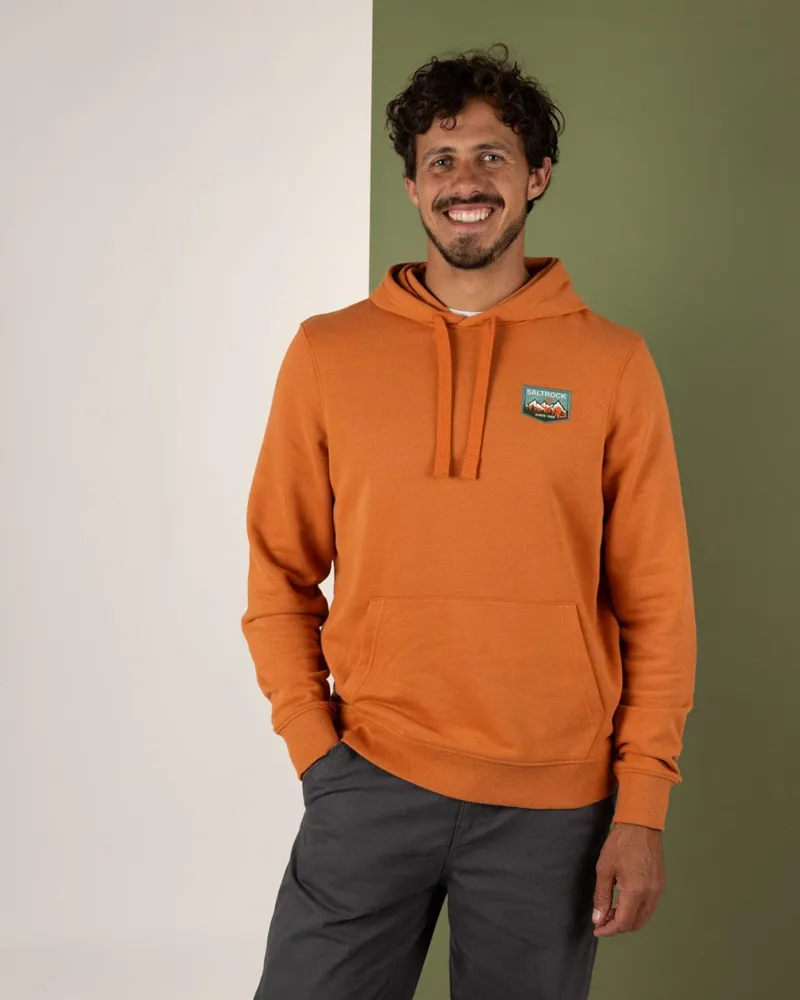 Saltrock Men's Uplands Hoodie - Orange-3