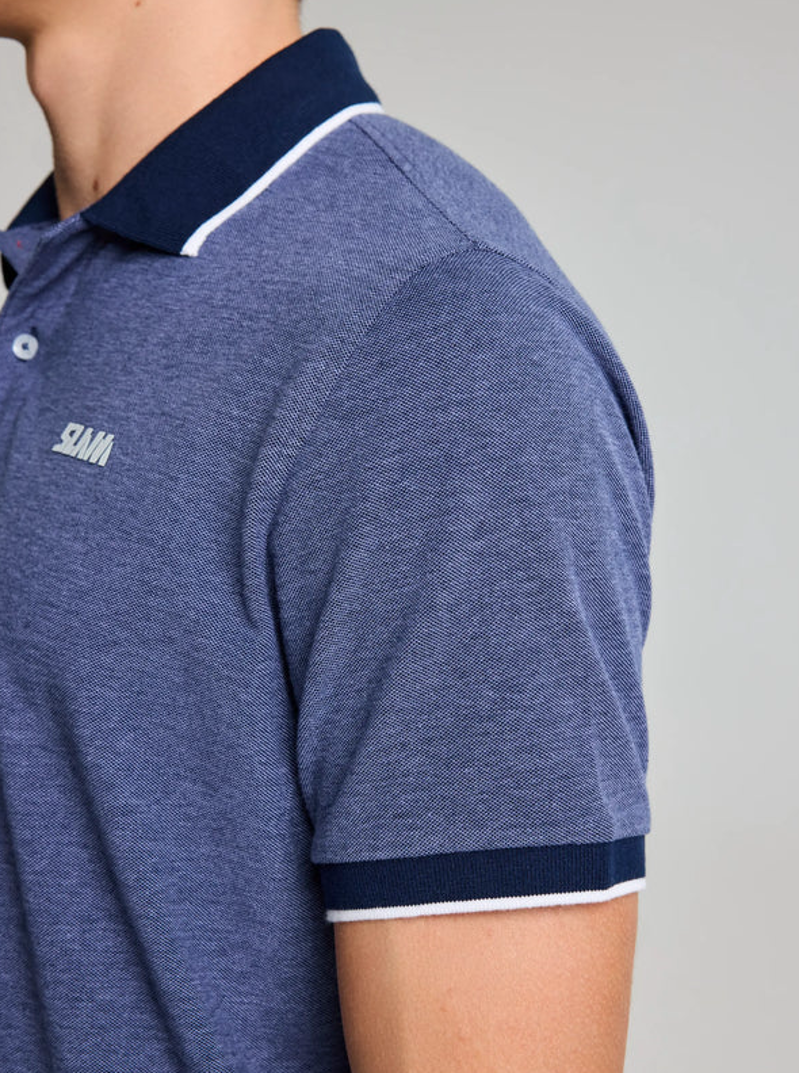 Slam Men's Polo Heba Evo SS - Dark Navy-3