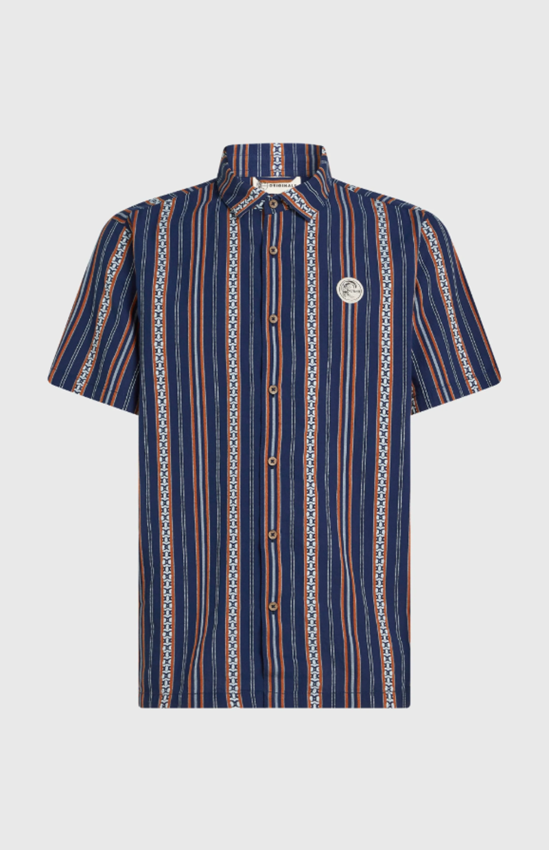 O'Neill Men's O'Riginals Jacquard Shirt - Blue J Stripe