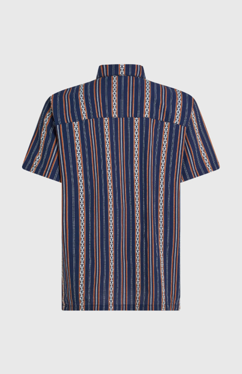 O'Neill Men's O'Riginals Jacquard Shirt - Blue J Stripe-1
