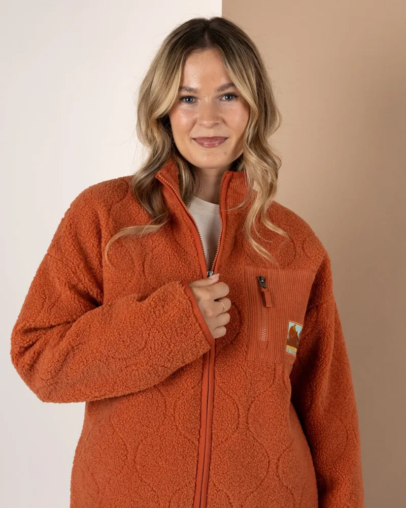 Saltrock Women's Jarvis Fleece - Orange-3