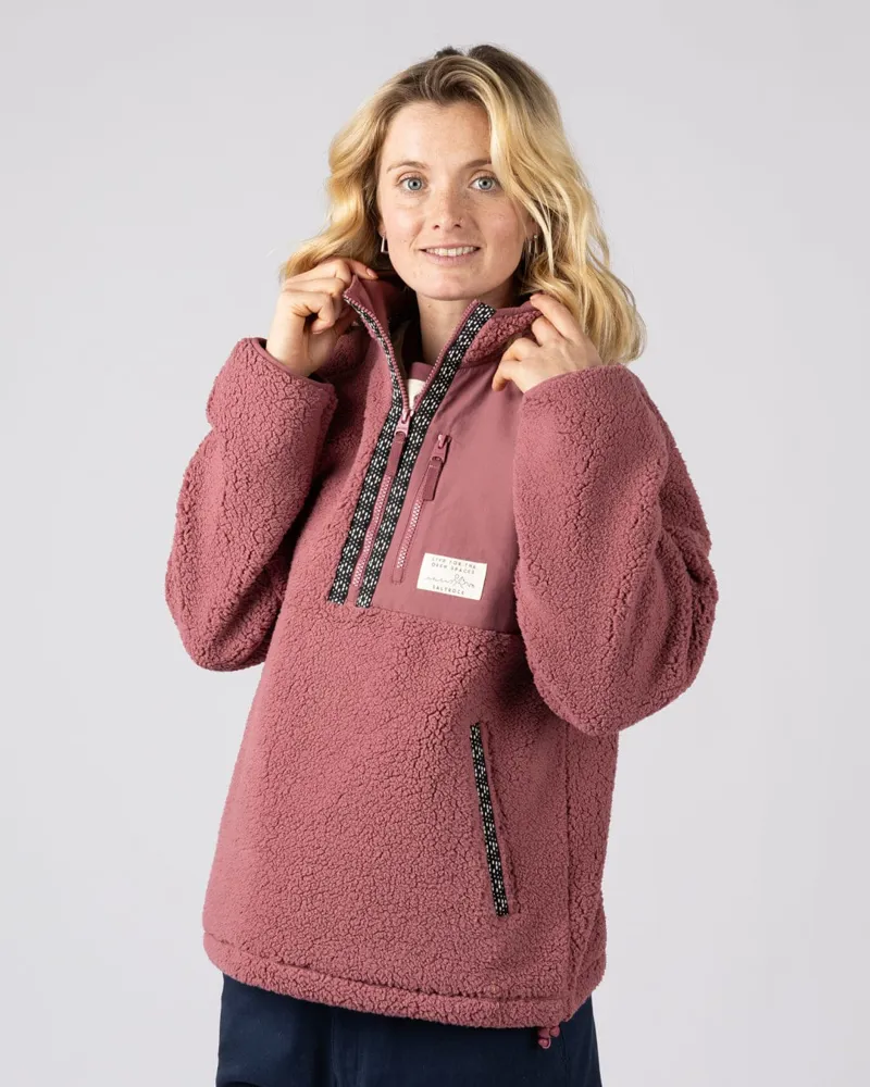 Saltrock Women's Lya Fleece - Dark Pink-3