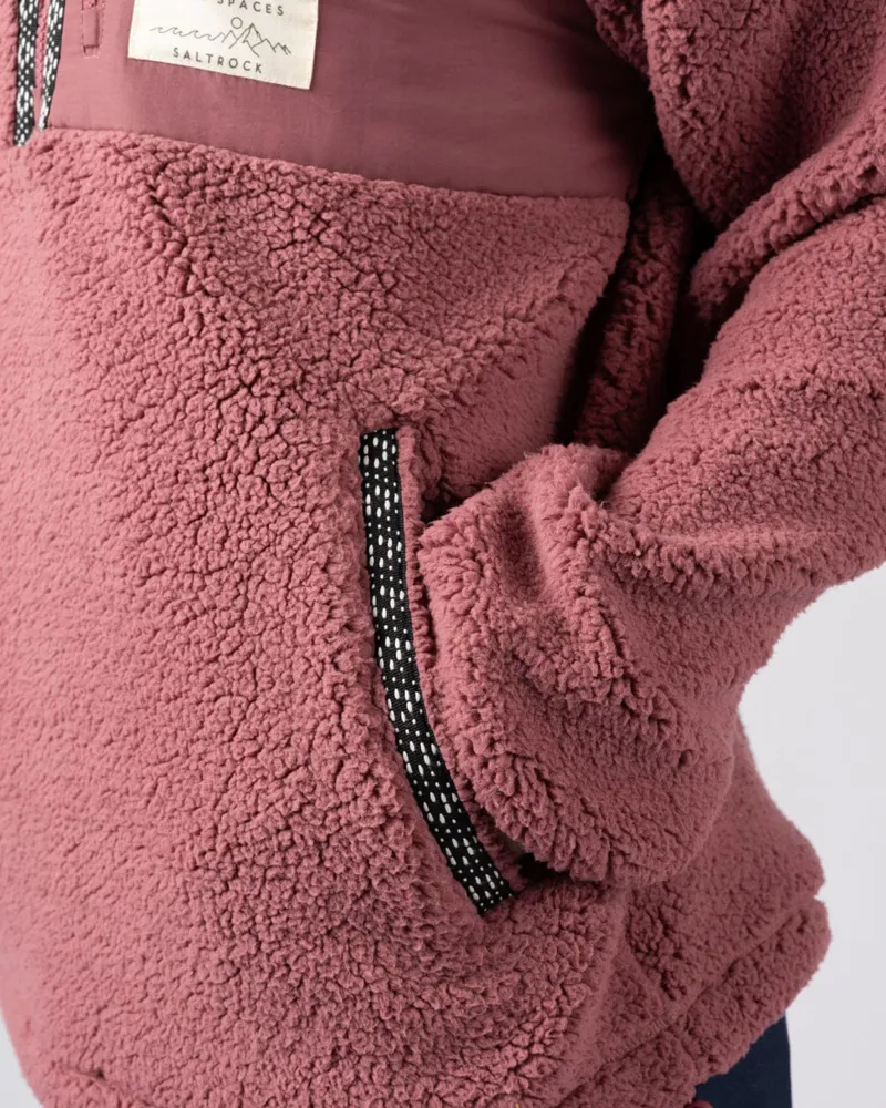 Saltrock Women's Lya Fleece - Dark Pink-4
