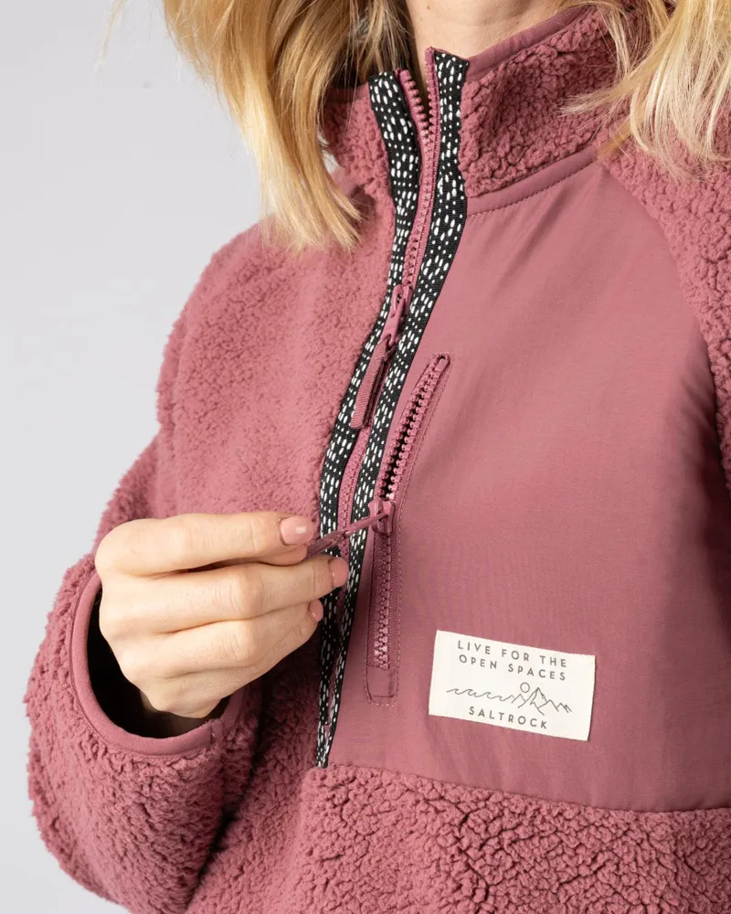 Saltrock Women's Lya Fleece - Dark Pink-6