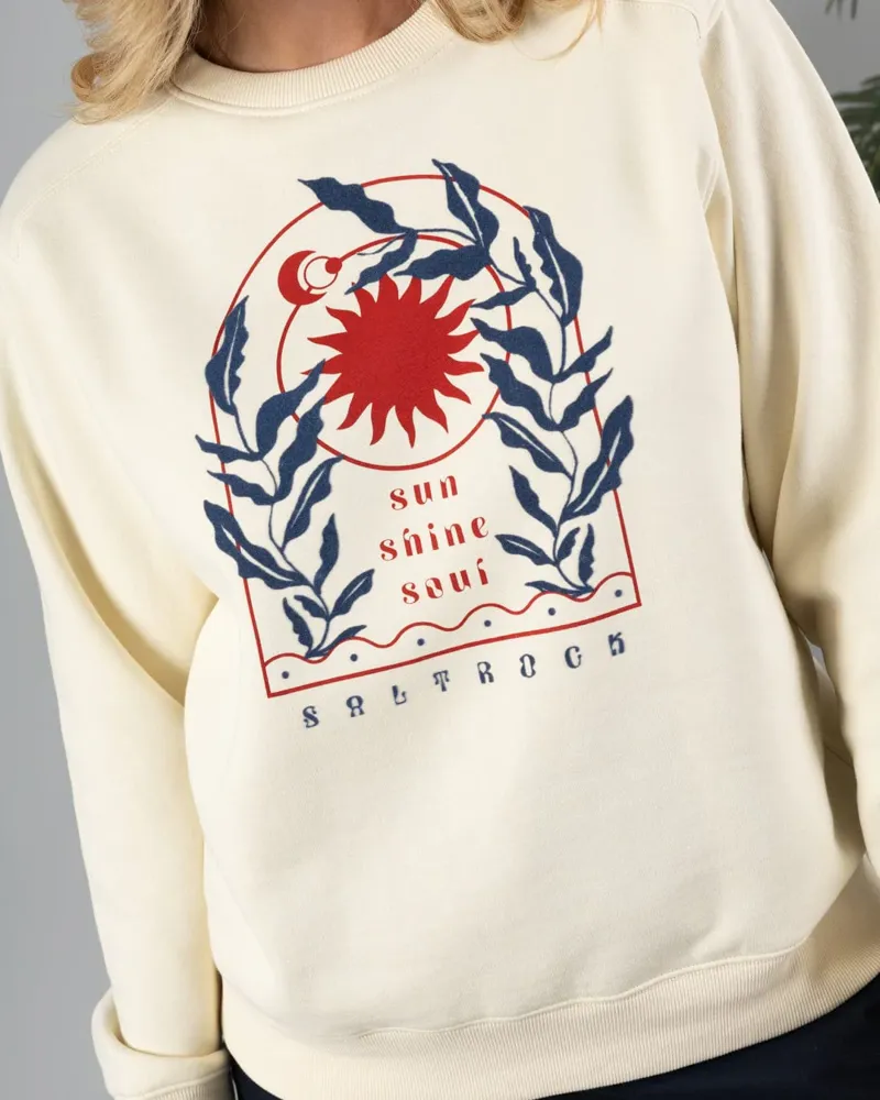 Saltrock Women's Sunshine Soul Sweat - Cream-2