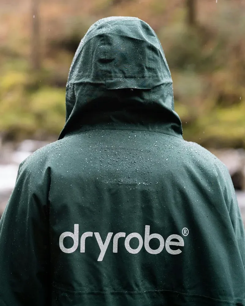 Dryrobe Waterproof Poncho - Dark Green-7