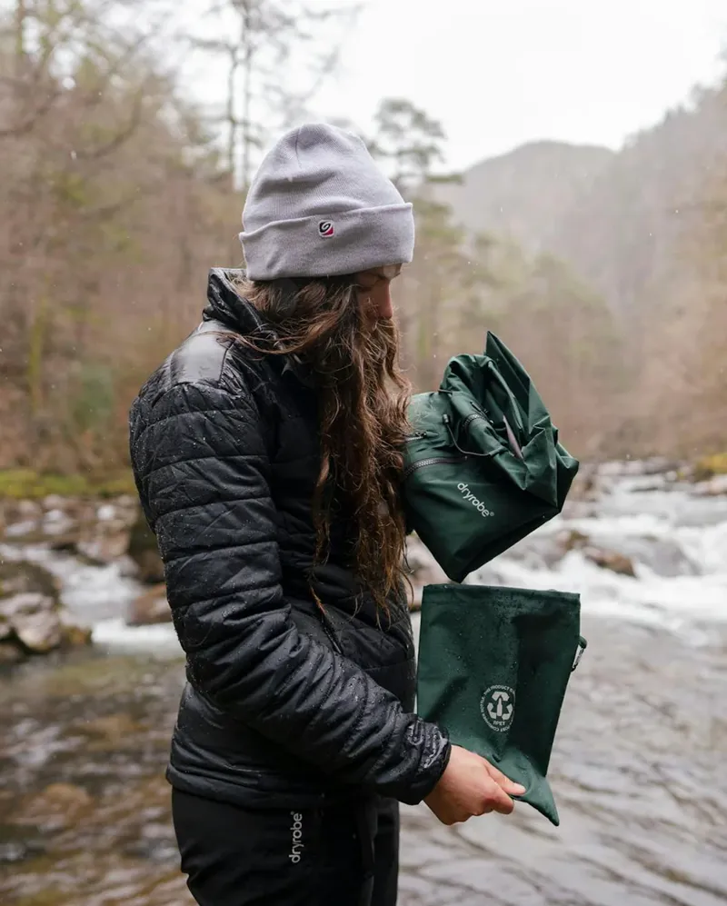 Dryrobe Waterproof Poncho - Dark Green-8