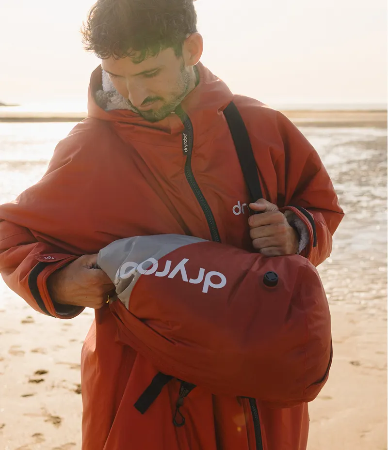 Dryrobe Compression Bag - Burnt/Orange Stone-4