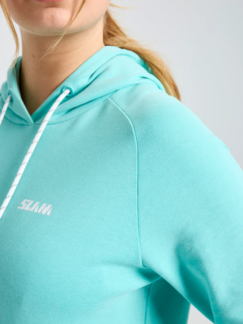Slam Women's Logo Hoodie - Shore Blue-5