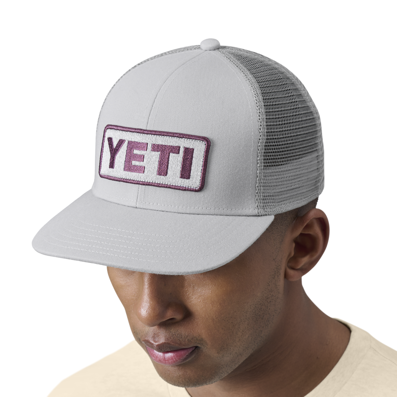 Yeti Logo Badge Mid Pro Trucker Cap - Grey-3