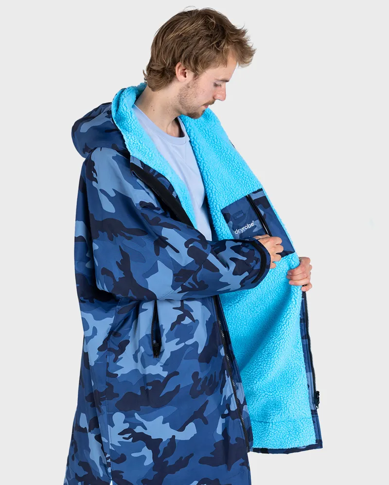 Dryrobe Long Sleeve Blue Camo/Blue-2