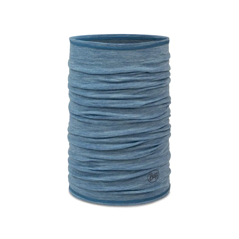 Buff Merino Lightweight - Solid Lake Blue-1