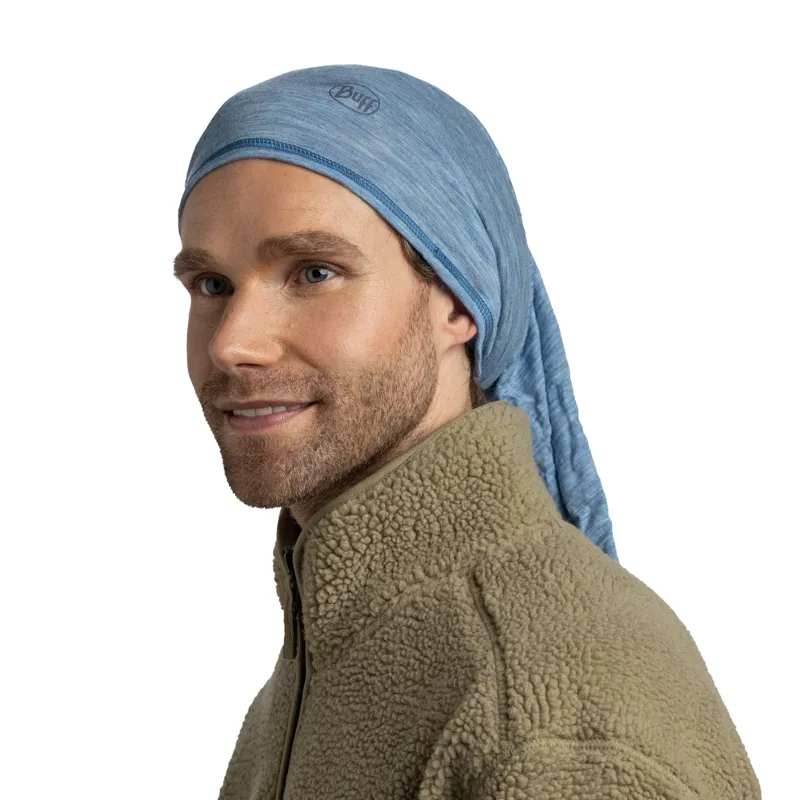 Buff Merino Lightweight - Solid Lake Blue-3