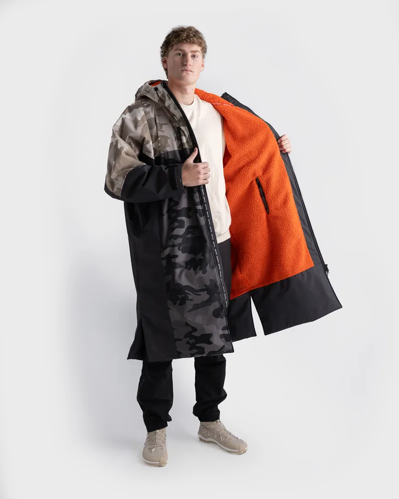 Dryrobe Nexus Long Sleeve - Dual Camo/Orange-4