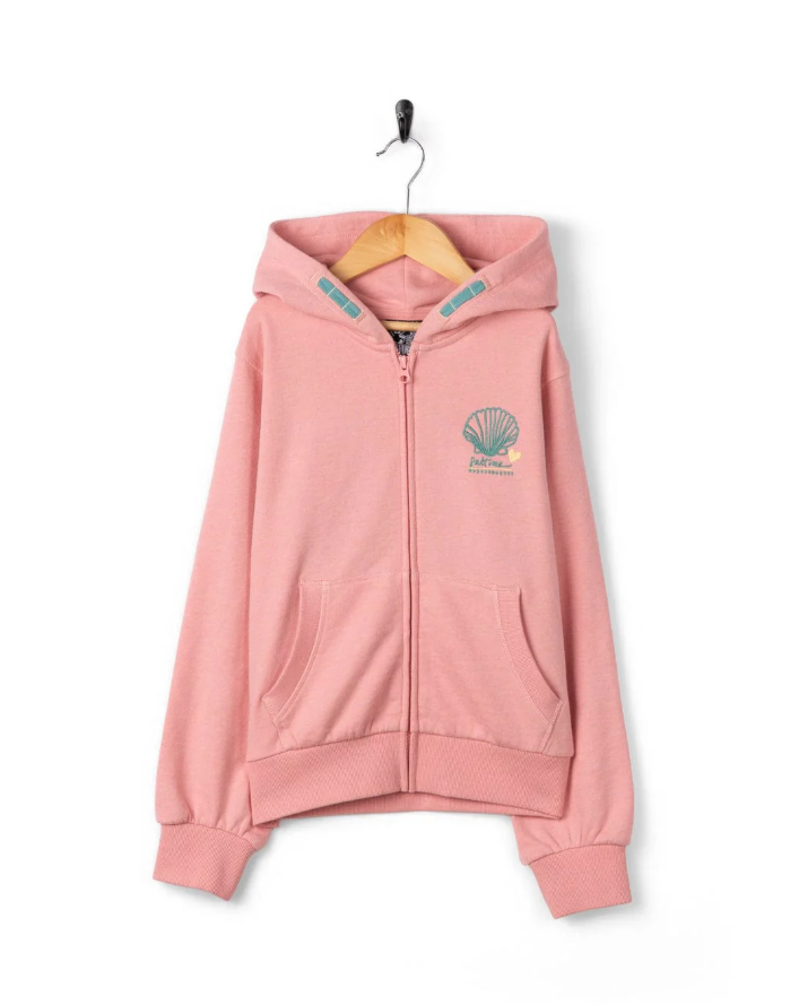 Saltrock Kid's Norie Zip Hoodie - Pink-1