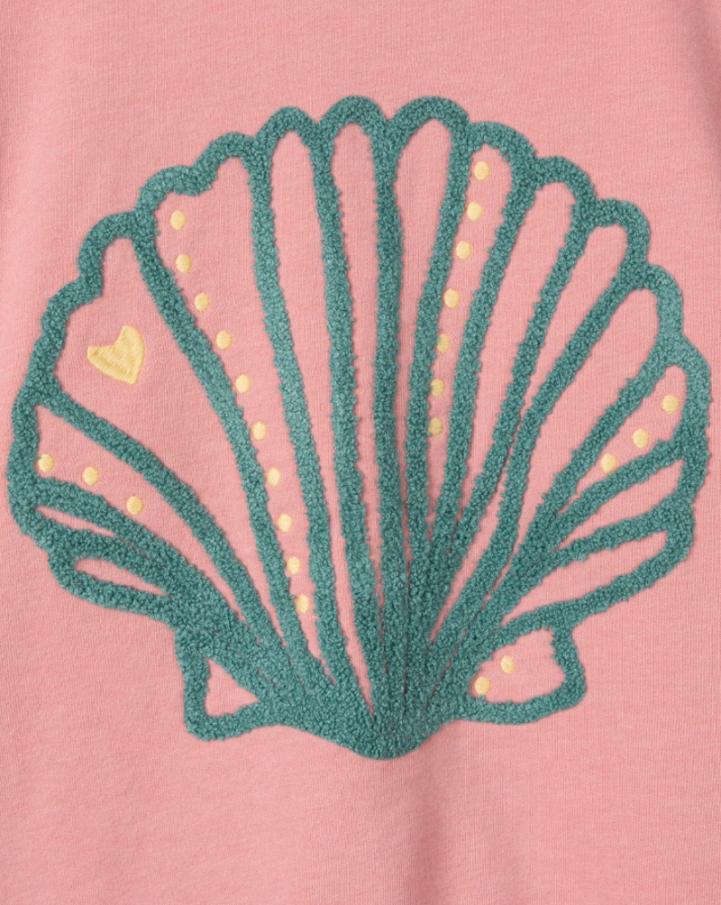 Saltrock Kid's Norie Zip Hoodie - Pink-2