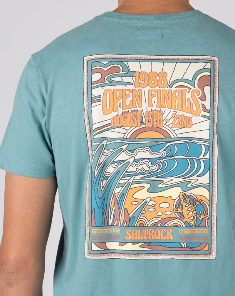 Saltrock Men's Open Finals SS Tee - Blue-4