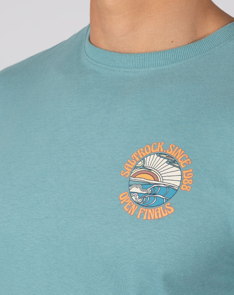 Saltrock Men's Open Finals SS Tee - Blue-5