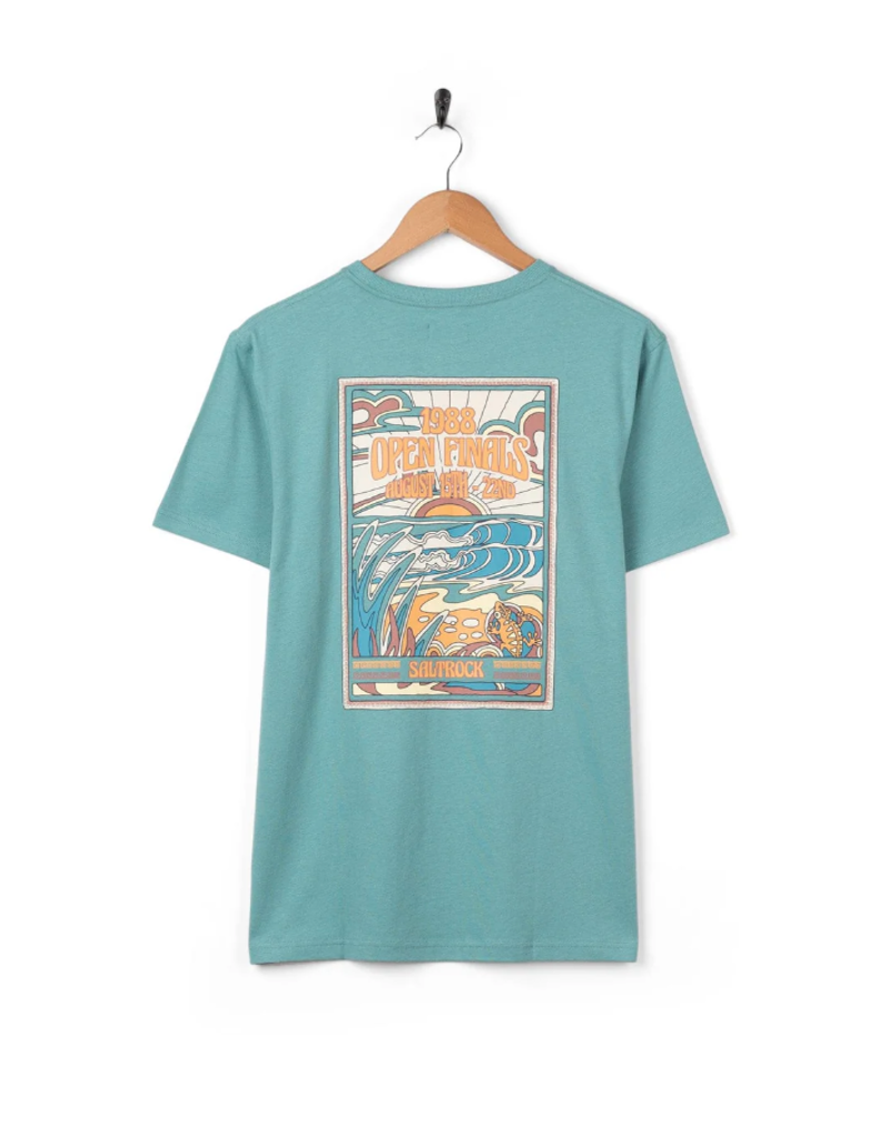 Saltrock Men's Open Finals SS Tee - Blue-1