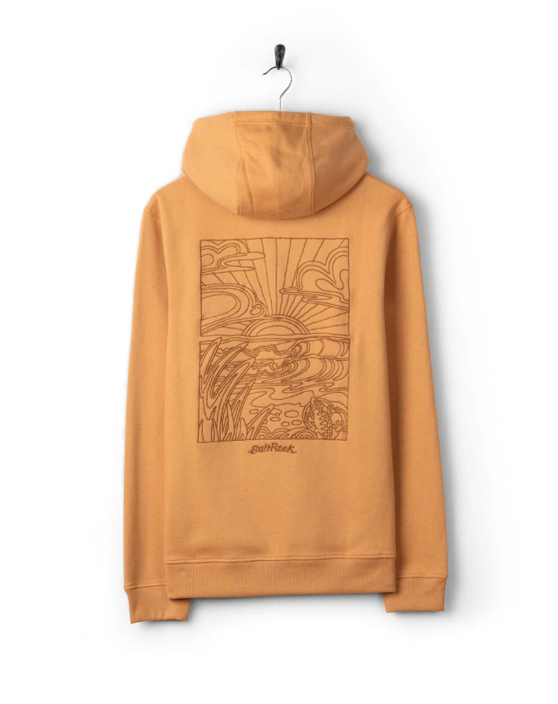 Saltrock Men's Open Finals Linear Hoodie - Yellow-1