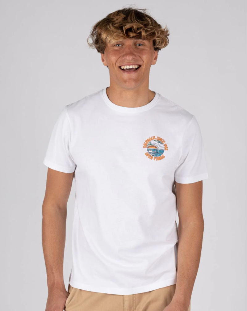 Saltrock Men's Open Finals SS Tee - White-3