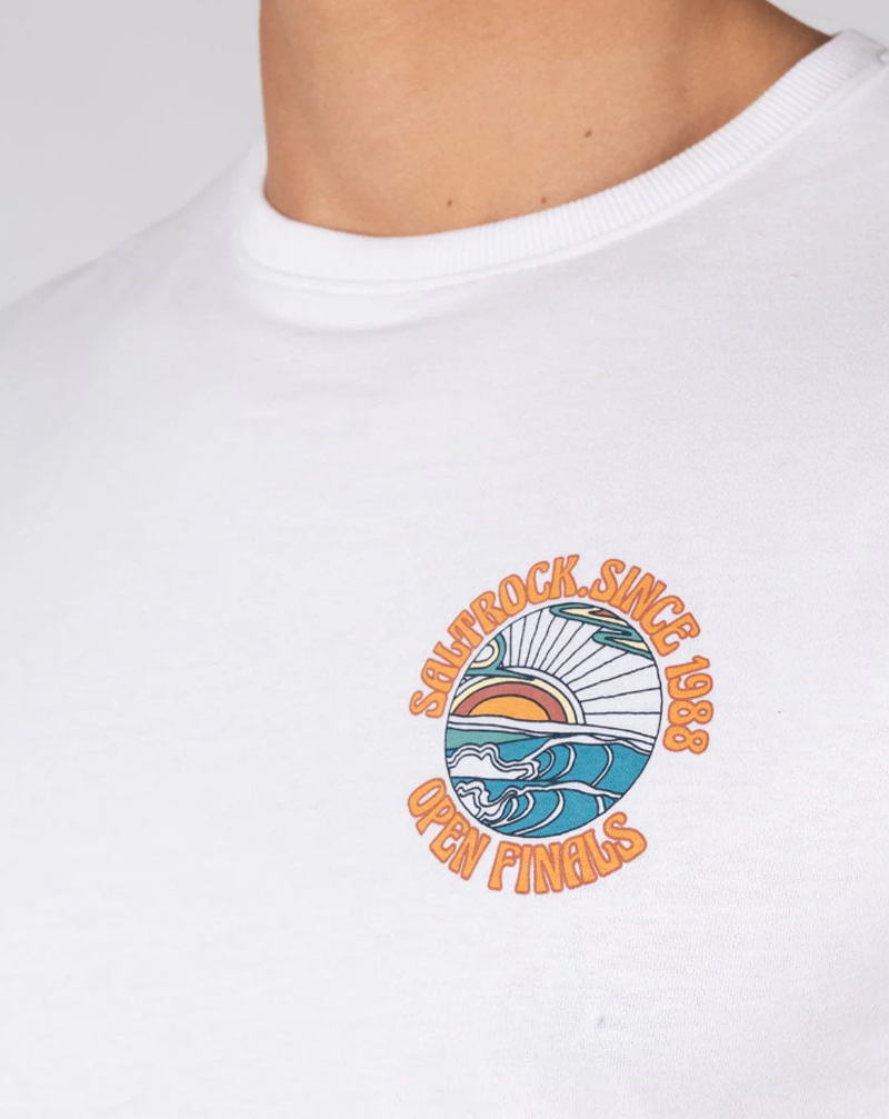 Saltrock Men's Open Finals SS Tee - White-5